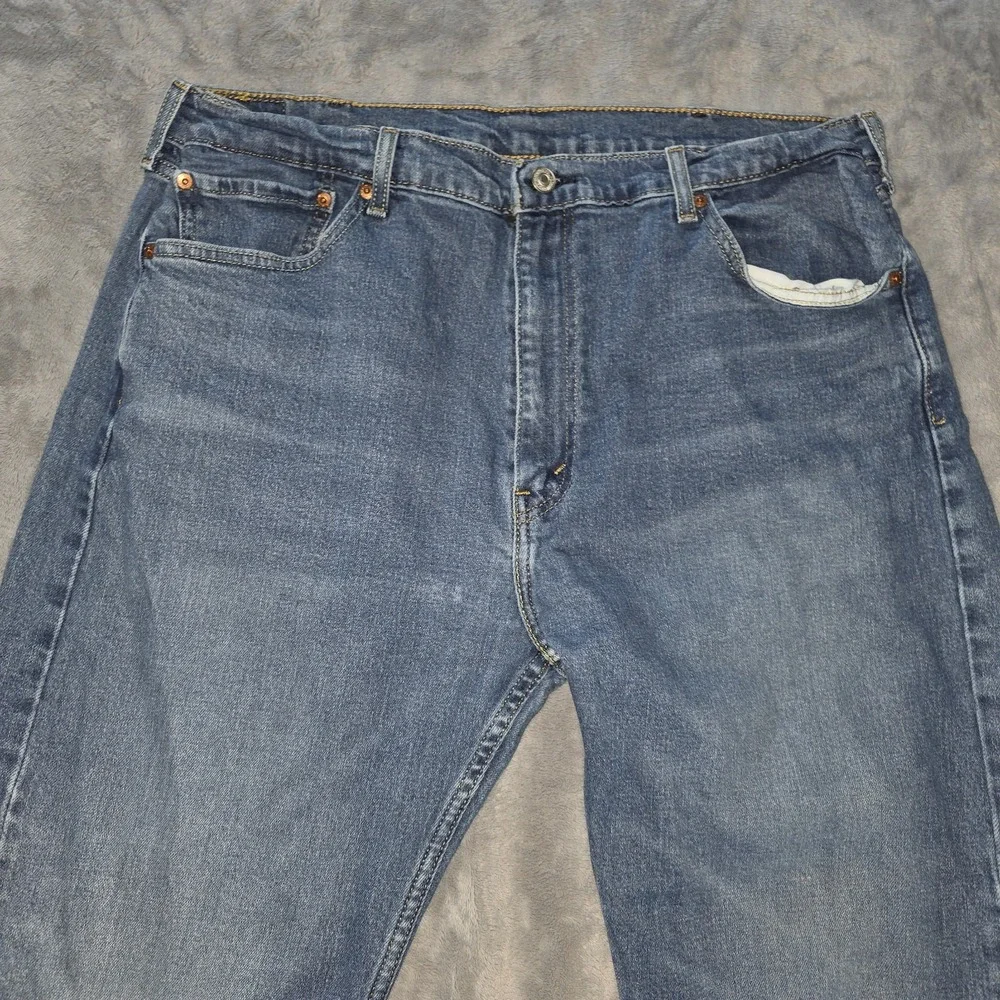 Levis 505 Jeans Mens 40x32 Measures 38x30 Blue Straight‎ Leg